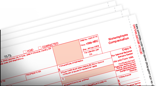 1099 Tax Forms, New - Nonemployee Compensation 1099-NEC - Lowest Prices Guaranteed, Government Approved