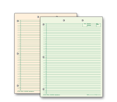 Letter Size Accounting Writing Pads