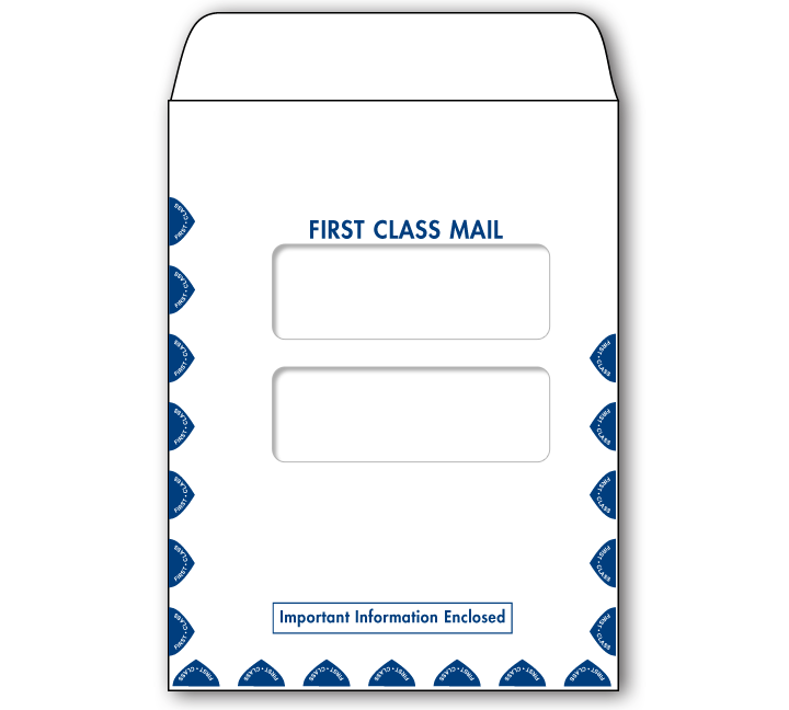 Image for item #07-315: TotalTax Envelope: 1st Class center cut - Peel & Seal