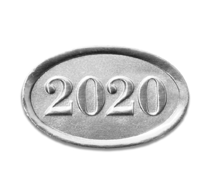 Image for item #40-2020s: 2020 Tax Year Seals (Silver)
