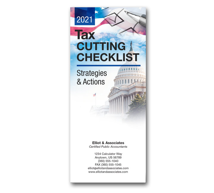 Image for item #72-1081: 2021 Tax Cutting Checklist Brochure