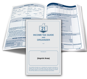 Image for item #01-201: LARGE 2021 Tax Guide And Organizer Imprinted - Item: #01-201