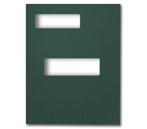 Image for item #12-654: TotalTax Folder: Top Tab Return Cut - FOREST GREEN - Item: #12-654