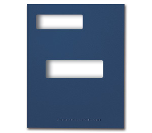 Image for item #12-850: ProTax Folder: Side Tab Return Cut - NAVY - Item: #12-850
