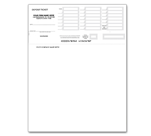 Image for item #48-810: Deposit Tickets Laser Sheets - Item: #48-810