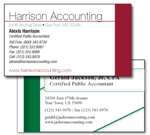 Image for item #65-010: CLASSIC 1-sided Business Cards - Item: #65-010