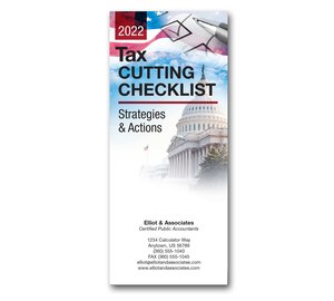 Image for item #72-1091: 2022 Tax Cutting Checklist Brochure - Item: #72-1091