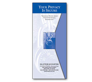 Image for item #72-721: Imprinted Privacy NON-Disclosure Brochure