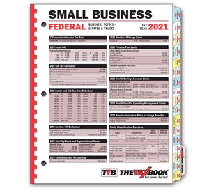 Image for item #90-231: The Tax Book Business Edition 2021 - Item: #90-231
