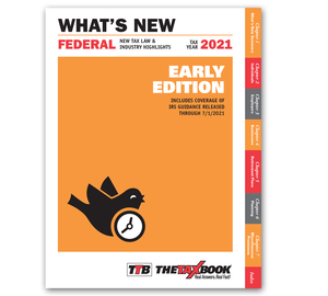 Image for item #90-280: The Tax Book What's New: 1040 IN DEPTH 2021