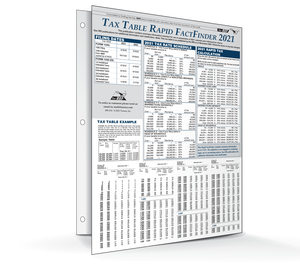 Image for item #90-310: The Tax Table FactFinder 2021 - Item: #90-310